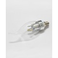 LED 3W Light Bulb E12 Candelabra Base 40 Watt Warm White 3000k Candle Light Bent Tip Bulb Dimmable 6 Pack